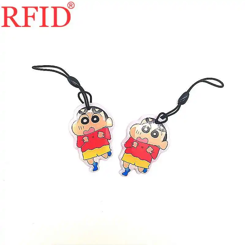 ID 125 кГц T5577 перезаписываемый брелок для ключей RFID мультфильм пустая карта жетон тег брелок для ключей шкафчик для карты контроля доступа