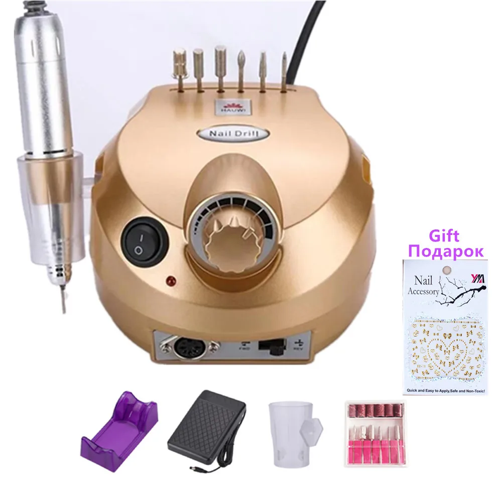 Photo Product 35000 RPM Professional Electric Nail Frustration Manicure File Kit and Manicure Pedicure Drill Art Polishing Machine Tool