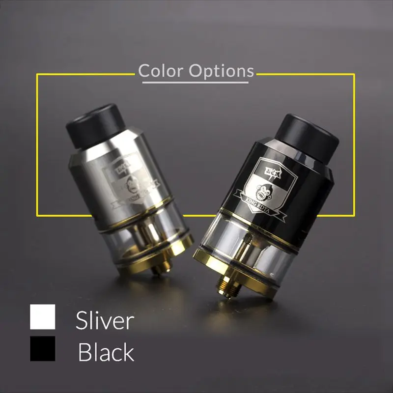 Горячая XD-COIL отец RDTA стиль 810 RDA RTA 3,5 мл емкость 25 мм испаритель бак для электронной сигареты коробка Vape атомайзер(цвет