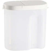 Лучший контейнер для хранения зерна, герметичный контейнер для хранения еды, прозрачный пластиковый диспенсер для зерна, многоразовый