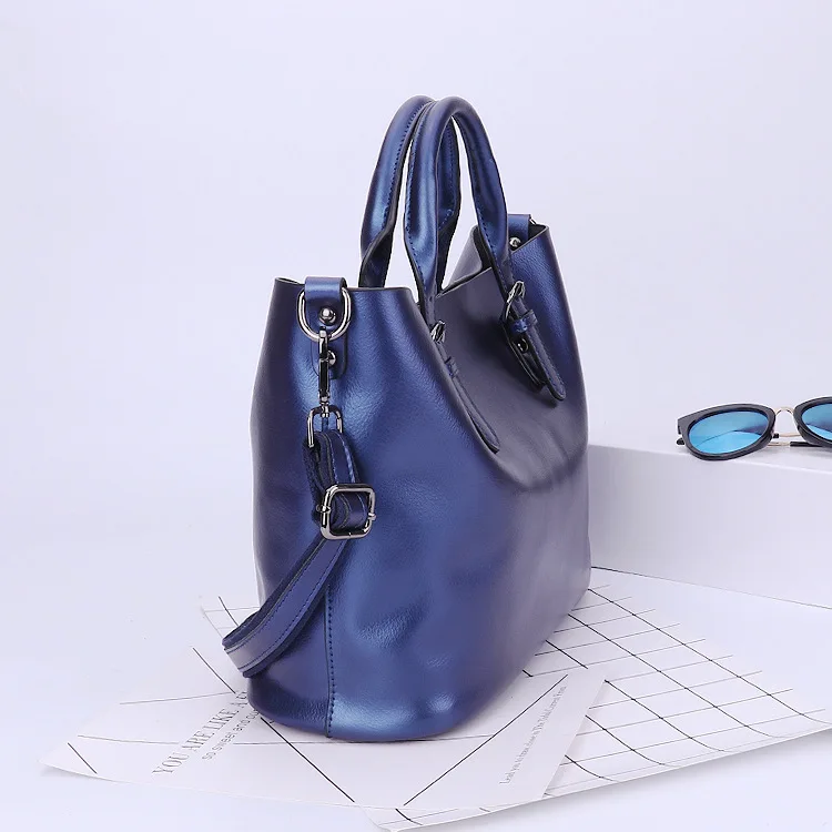 

New Style Summer Large Content of Bag Europe And America Fashion Simplicity Full-grain Leather Different Size Bags Shoulder Bag/