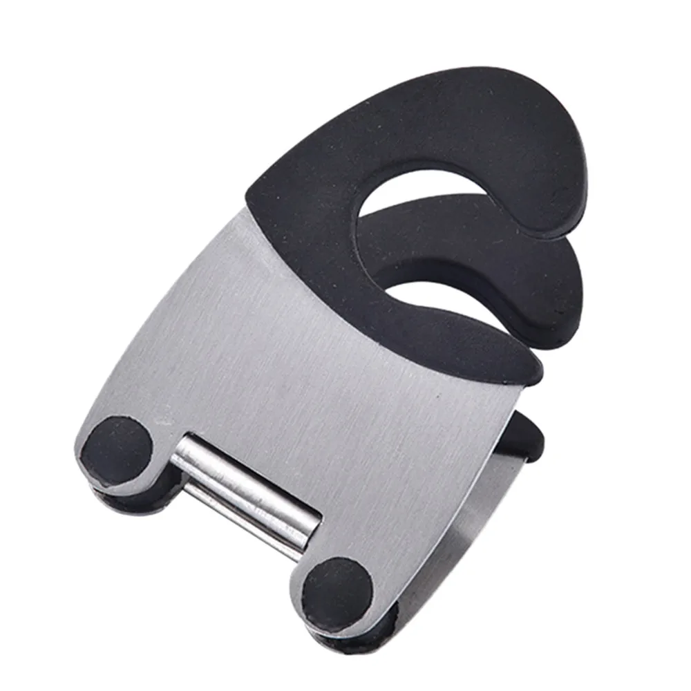 Black Clip On Metal and Silicone Spoon Rest Pot Clip New FREE SHIPPING