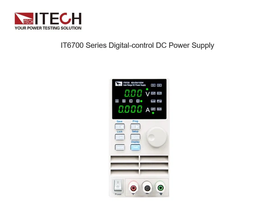ITECH IT6721 60V 8A 180W блок питания постоянного тока с цифровым управлением разрешение 10