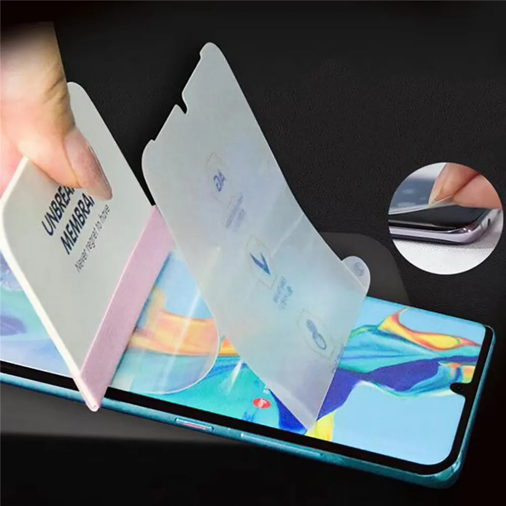 For Huawei Mate X2 Folding Screen Protector Matte Hydrogel Film Anti-fingerprint Front/back | Мобильные телефоны и