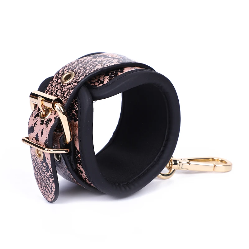 Kit Bondage Attache Lit – Menottes, Poignées Cheville – Domination/soumission