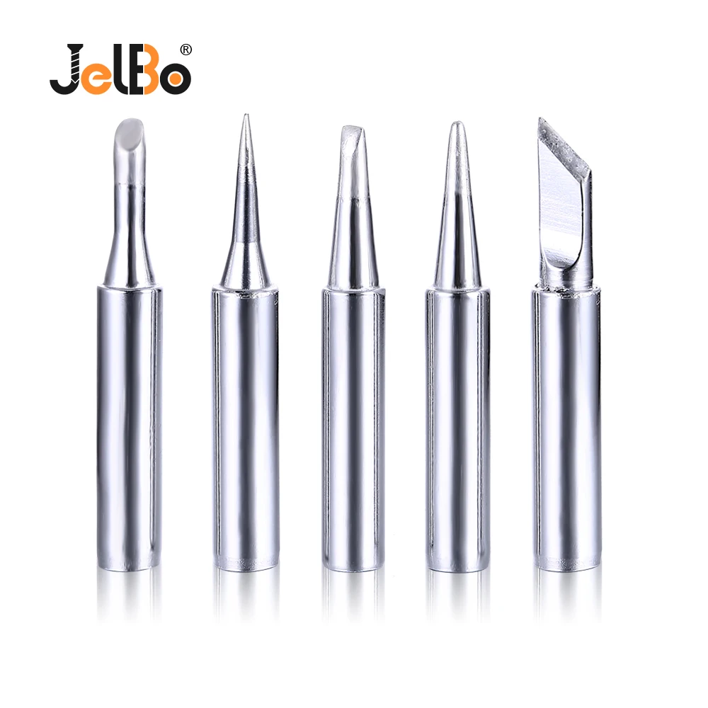 Электрический паяльник JelBo конический скос 5 шт. 900M T B 60 Вт|soldering iron tip|iron tip60w soldering |