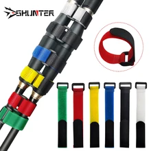 10 шт. многоразовые держатели для удочек, ремни, ремни, подтяжки, застежка-крючок, петля, кабельные завязки, ремни, рыболовные снасти, инструмент 10 шт. многоразовые держатели для удочек, ремни, ремни, подтяжки, застежка-крючок, петля, кабельные завязки, ремни, рыболовные снасти, инструмент