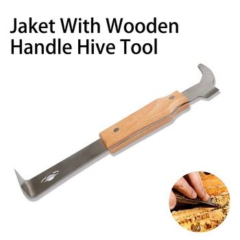 

Wholesale Beekeeping Jacket Type With Wooden Handle Bee Hive Tools Cut Honey Knife Apicultura Necessary Beehive Equipment Scrap