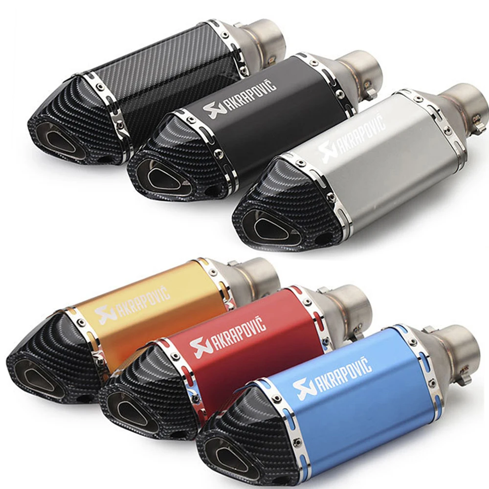 

Akrapovic Motorcycle Exhaust Pipe Muffler Moto Escape with DB killer for Exhaust Wrap Pot Moto Suzuki Dr 650 Tubo De Escape Moto