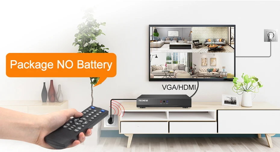 Techege H.265 8Ch 4MP POE NVR CCTV камера системы 4MP POE ip-камера 2560*1440 Открытый водонепроницаемый комплект видеонаблюдения