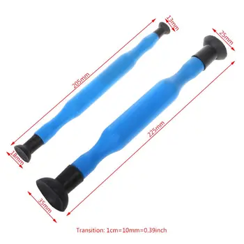 

2Pcs Double-End Valve Grinder Grinding Rod Manual Grinding Tool And Suction Cup Cup Set Auto Repair Tools