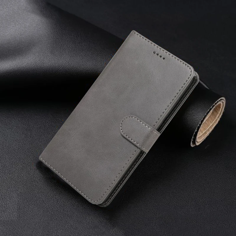 Gray Чехол для Xiaomi Redmi Note 8 T, роскошный флип-кошелек с магнитной застежкой, кожаный чехол для телефона s On Xiomi Redmi Note 8 T, чехол - Цвет: Gray