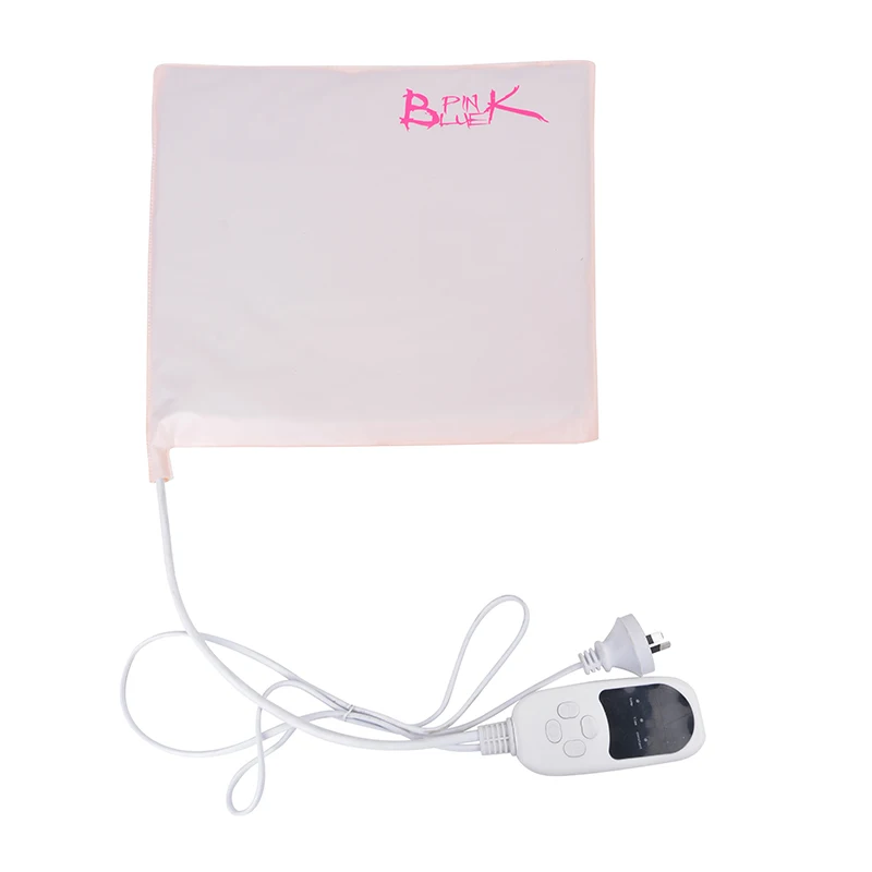 Winter Pet Warm Pads Fast Heating PVC Adjustable Temperature Controller Mats Pet Heating Blanket For Medium Small Dogs - Цвет: pink Aus regulations