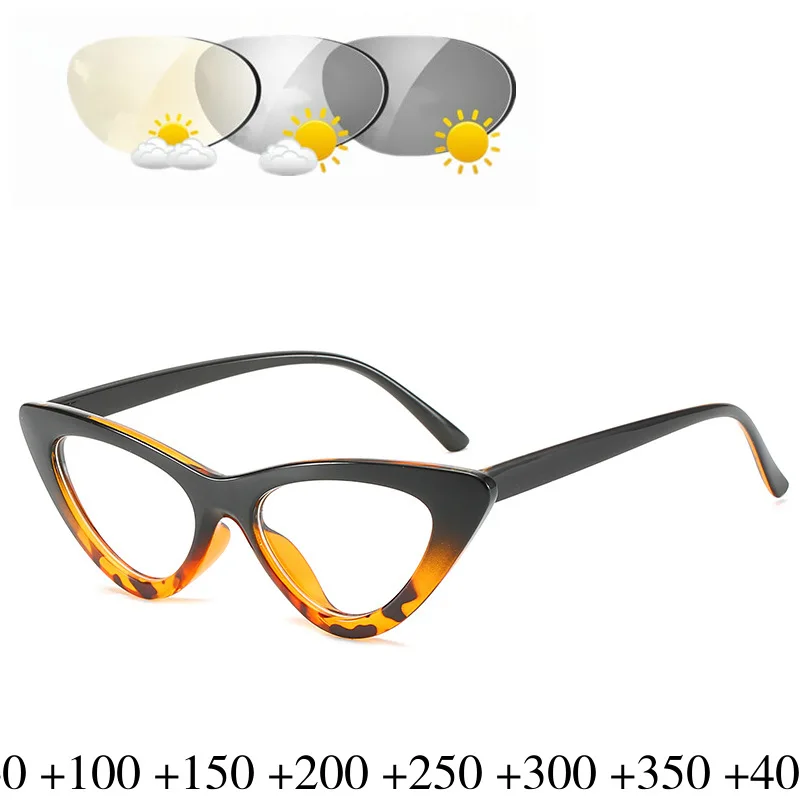 Анти-УФ-отражающие переходные солнцезащитные фотохромные очки для чтения женские Ультралегкая оправа пресбиопии очки для мужчин NX