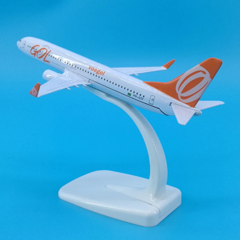 16 см 1:400 масштаб самолетов Boeing B737-800 Бразилия гол Модель самолетов игрушки самолет литой под давлением пластиковый сплав самолет Decoraction