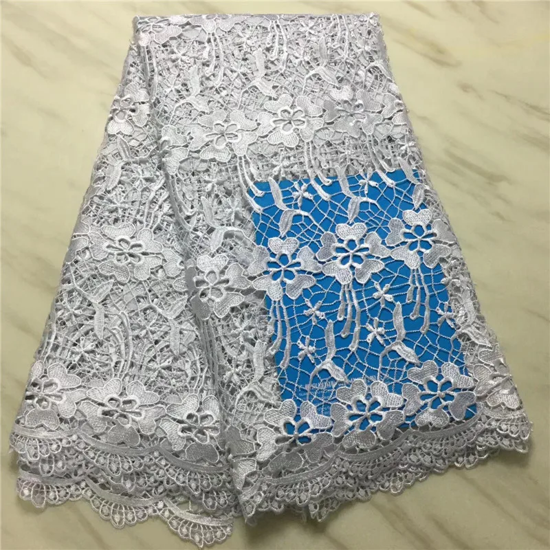 Белый Розовый Новое Тюлевое французское кружево ткань платье высокого качества