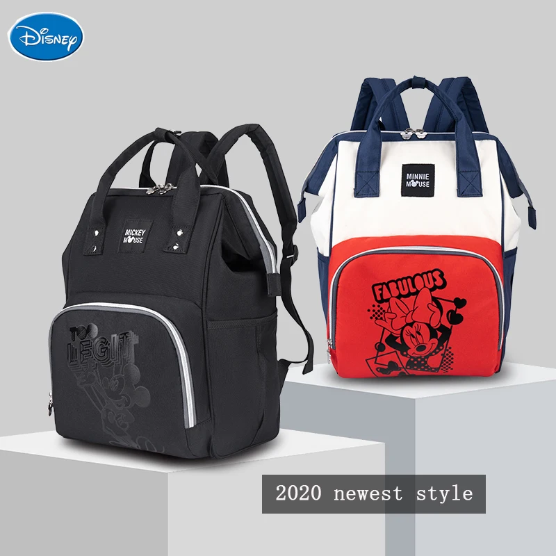 2020 Disney Baby Bag For Mom Diaper Bag Maternity Changing Bag With Hooks Mickey Minnie Mouse Bag For Mom Travel Nursing Bag 2020 Disney Baby Bag For Mom Diaper Bag Maternity Changing Bag With Hooks Mickey Minnie Mouse Bag For Mom Travel Nursing Bag