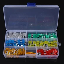 120pcs Mini Lama Fuse Assortimento Set Auto Auto Moto SUV FUSIBILI Kit di CN3 5 Amp 10 Amp 15 Amp 20 Amp 25 Amp 30 Amp