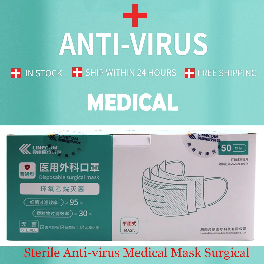 

Real Stock 150PCS N95 Sterile Medical Mask 3-Ply Anti-virus Disposable Surgical Mask Non-Woven Face Mask antivirus mask n95