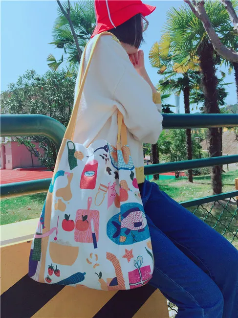 2019 повседневная женская сумка тоут с цветочным принтом вместительные женские