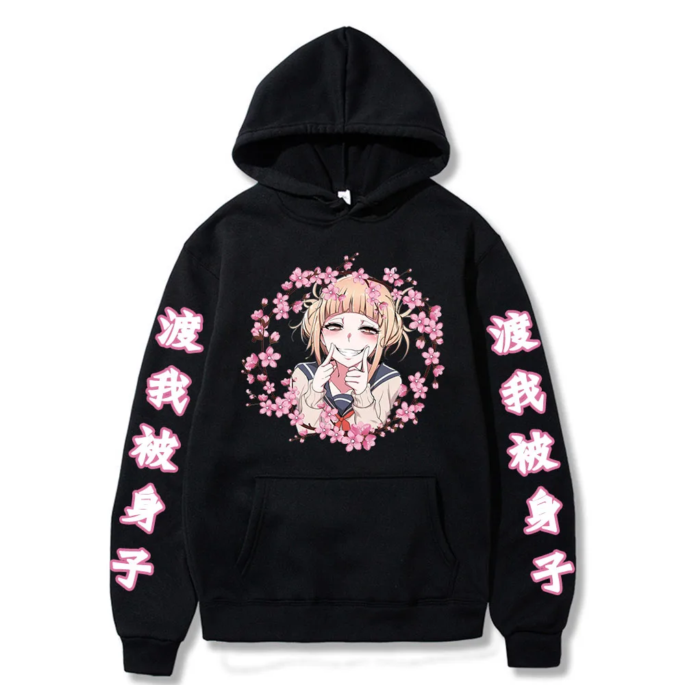 

Anime Himiko Toga Kawaii Hoodie Boku No Hero Academia Sweatshirt Winter Pocket Clothes