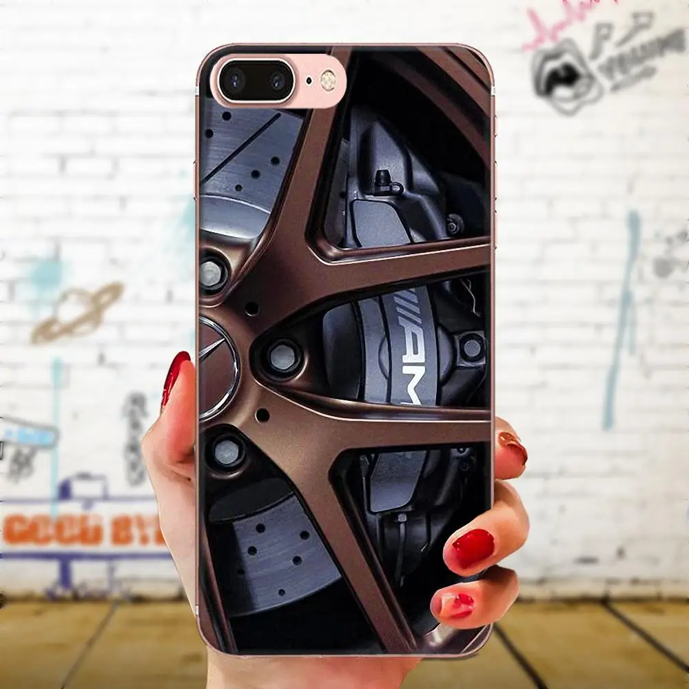 as picture Мягкий Силиконовый ТПУ прозрачный художественный принт для Apple iPhone 4 4s 5 5C 5S SE 6 6S 7 8 11 Plus Pro X XS Max XR автомобильные шины колеса - Цвет: as picture