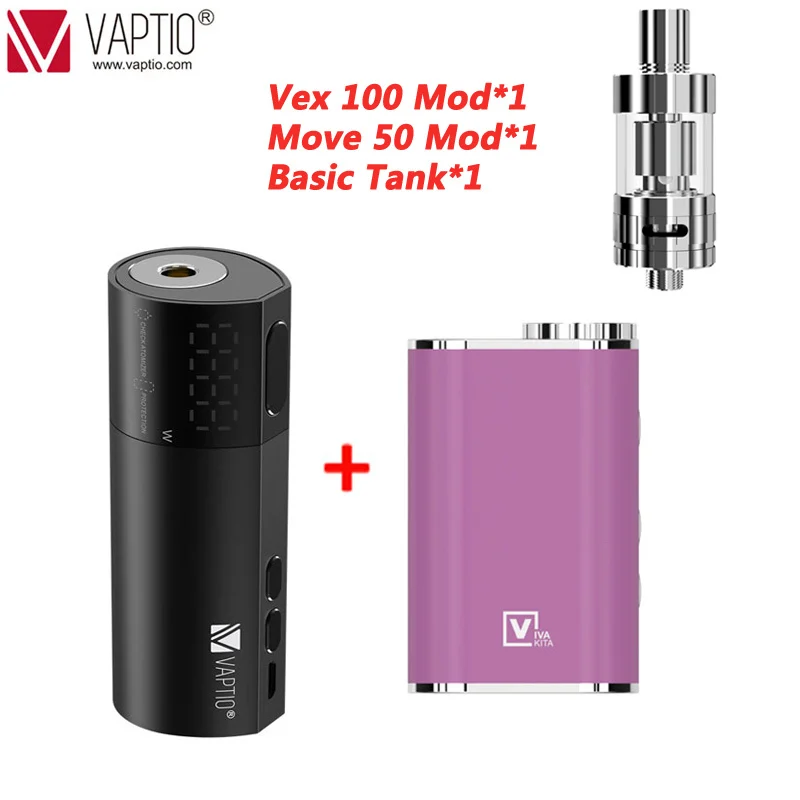 [Бесплатная доставка] Оригинальный вейп мод электронная сигарета Vaptio VEX 100 бокс с