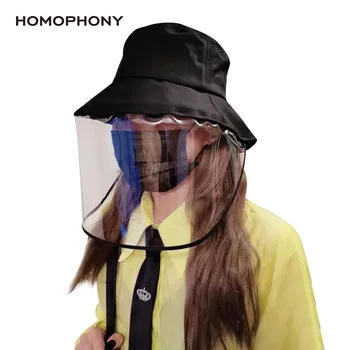 

HOMOPHONY Anti-spitting Powder Wind Sand Mask Anti-UV Multi-function Protective Cap Coronary Protective Hat Eye Protection Wind