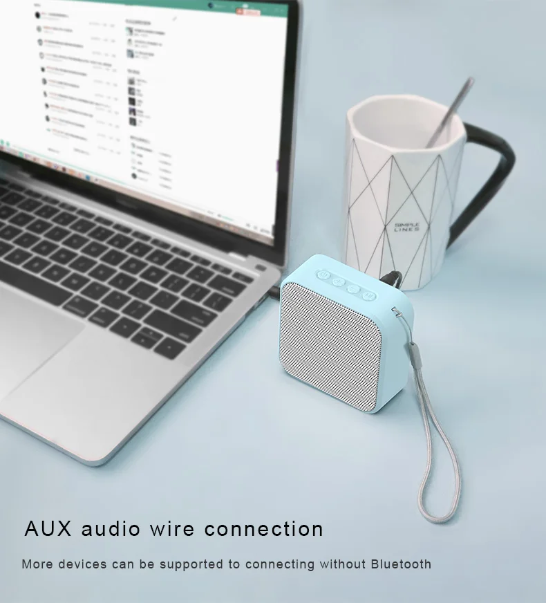 Bluetooth динамик s Портативная колонка с сабвуфером Мини HD HiFi Звук Музыкальный динамик для дома ладони Размер поддержка громкоговоритель TF