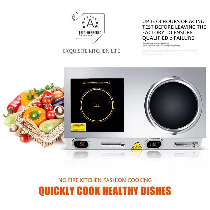 Cuisinière à Induction industrielle commerciale hôtel école cantine Machine de cuisson ménage électrique cuisinière WM 552K