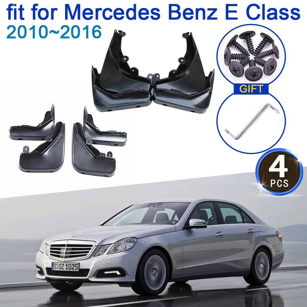 Автомобильный брызговик для Mercedes Benz E Class Sedan 2010 ~ 2016 W212 4 шт. аксессуары стайлинга