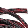 5/10M Cable Braid Insulated Cable Sleeve Red&Black PET Expandable Braided Sleeving Cable Wire Protector 2/4/6/8/10/12/15/20/25mm ► Photo 3/6