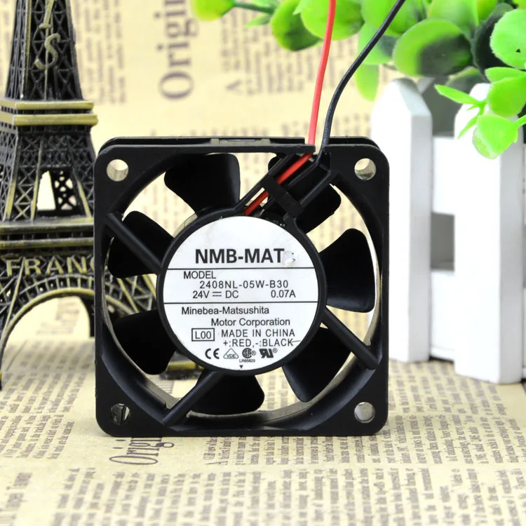 Подлинный для NMB 2408 NL-05W-B306020 DC24V 0.07A6cm инвертор Охлаждающий вентилятор