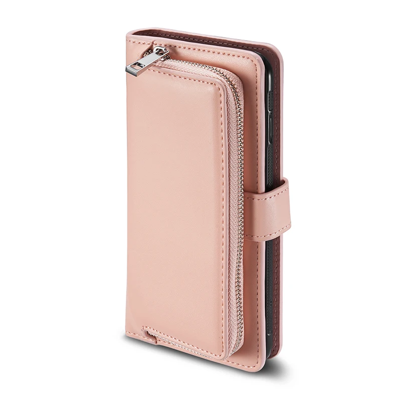 Магнитный кожаный чехол для samsung Note 10 Plus 9 8, кошелек на молнии, флип-чехол для телефона samsung Galaxy S10 S9 S8 Plus S7