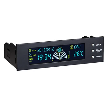 

5.25 Inch PC Home Durable Temperature Display USB Interface 3 Pin Computer LCD Front Panel Accessories Fan Speed Controller