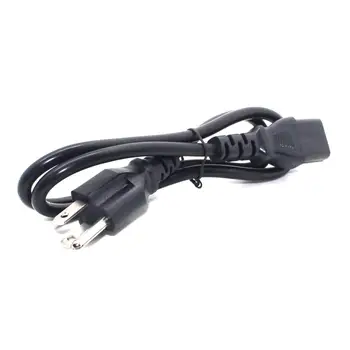 

18AWG US Power Cord American Nema 5-15P Male Plug to IEC 60320 C13 PC Computer Cable UL listed 3x0.824mm Wire gauge 0.8m