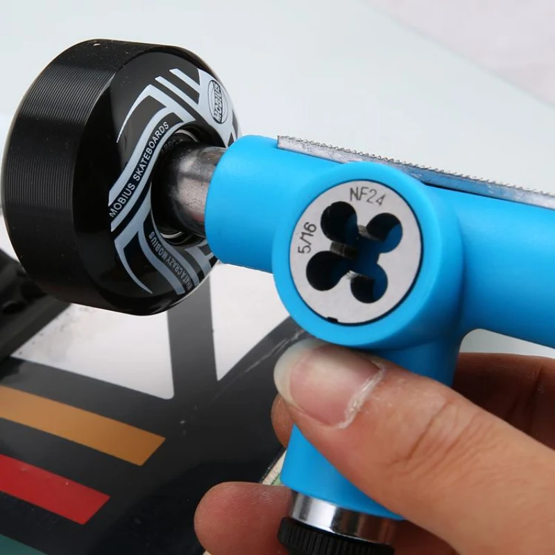 Skateboard Tool Roller Skate Scooter Adjusting T-Wrench Long board Fish Board Repair Tools L-type Head Spanner Screwdriver