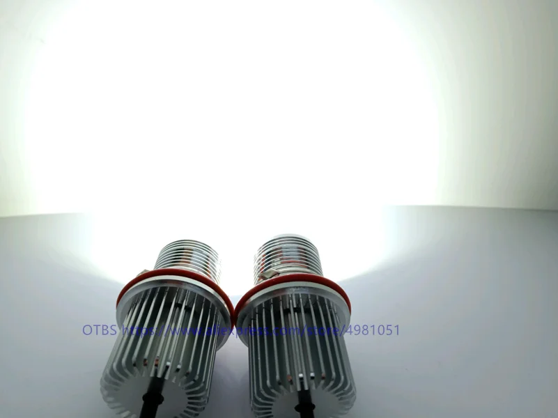 40W 12V Светодиодный Ангельские глазки маркер Габаритные огни лампы ошибок для BMW E39 E60 E87 E61 E63/E64 E65/E66 X3 E83 X5 E53
