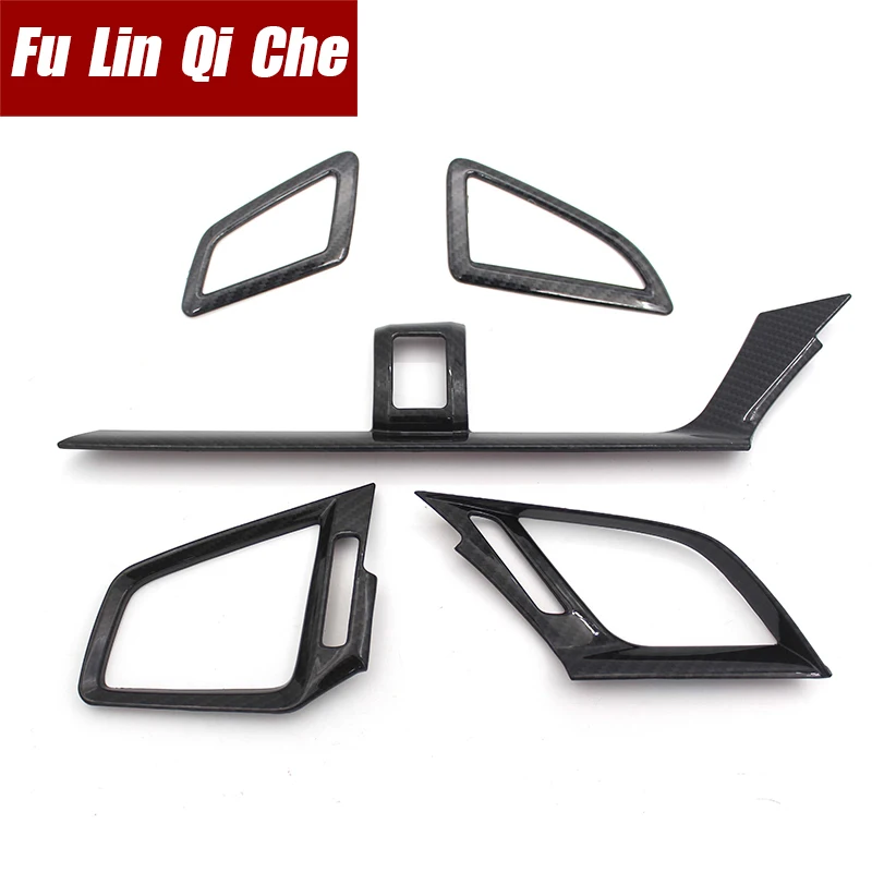 Garnish Trim Front Air A/C Condition Outlet Vent hoods frame stick cover For Honda civic 2016 2017 2018 2019 right hand drive Garnish Trim Front Air A/C Condition Outlet Vent hoods frame stick cover For Honda civic 2016 2017 2018 2019 right hand drive
