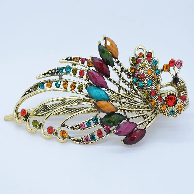 

Young Girls Peacock Hairpin Alloy Hair Sticks Women Headband Jewelry Female Hair Accessories Lady Classic Jewelry