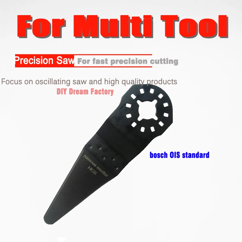 Caulk Removal Knife Blade HCS Tapered Sealant Cutter for multimaster