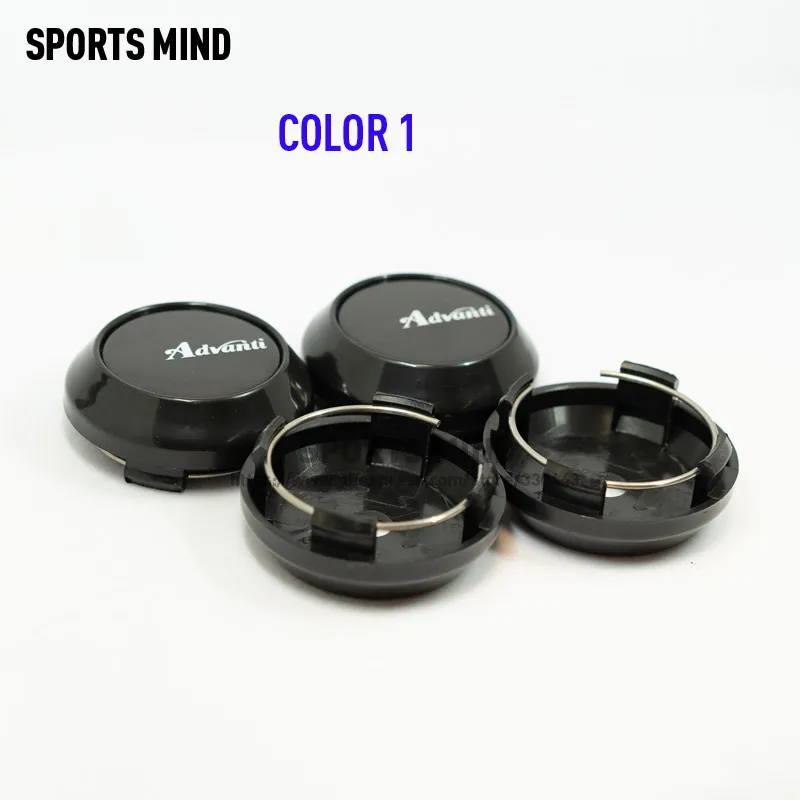 4X64 мм Колпаки Ступицы Колеса Автомобиля для ADVAN Racing Advanti RACING WHEEL эмблема логотип CE28 Rim TE37 время Атака - Цвет: COLOR 1