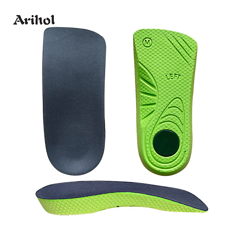 

Shoe Insole Half Length Arch Support Orthotics Insoles for Flat Feet O/X Leg Men Women Cushioning Shoes Sole Pad Heel Protector