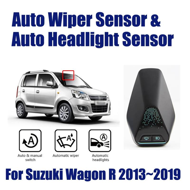 Автомобильный Автоматический датчик дождя и стеклоочистителя для Suzuki Wagon R 2013 ~ 2019