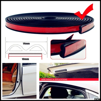 

CAR Door Seal Strip B Type Rubber sealing Strips for Jeep Renegade Cherokee Wrangler Compass Patriot Santafe i20 i30