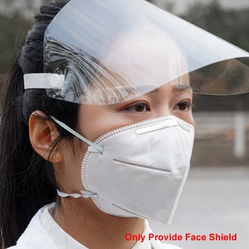 

High-definition Transparent Protective Cap Anti-Saliva Splash Summer Anti-droplet Face Shield Windproof Sun Visor Hat