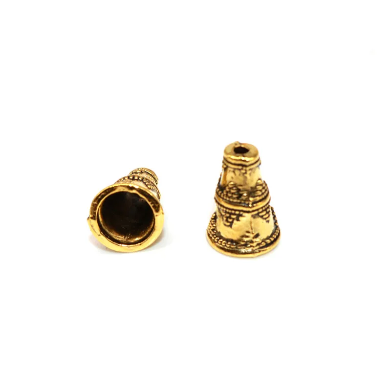 12-9mm-50pcs-lot-Wholesale-Metal-Taper-Bead-Caps-Tibetan-Silver-Plated-conical-Flower-Beads-End-4