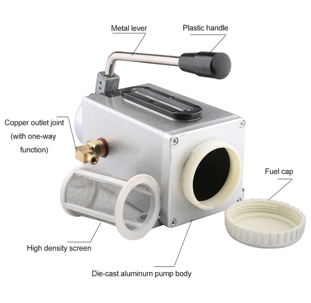 Manual Lubricating Oil Pump Hand Lubrication 500CC CNC 4mm Double Outlet  Port Oiler for Punching Lathe Cutting Milling Machine