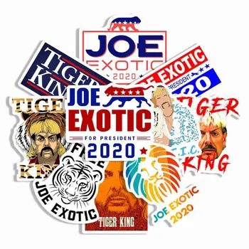 

Tiger King Mack America Exotic Again Free Joe Exotic Stickers For Motorcycle Car Luggage Laptop Bicycle Fridge Skateboard