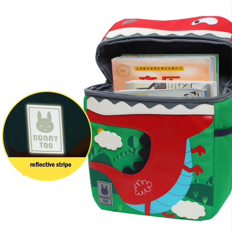 Детский рюкзак с изображением единорога; милый рюкзак с 3D рисунком динозавра; Ортопедическая школьная сумка для детского сада; детская сумка для мальчиков и девочек; Mochila